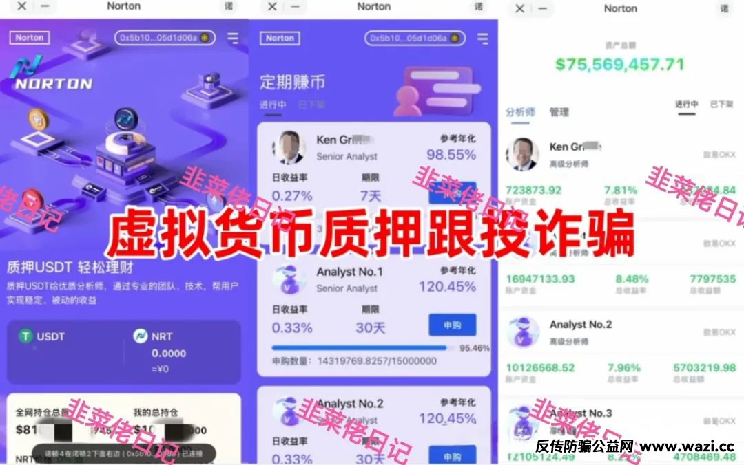 最新资金盘项目骗局曝光，【景辰资本,Norton】随时可能卷钱跑路！