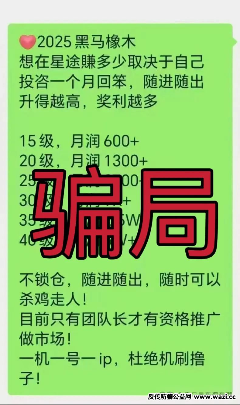 【爆料】“智链星途”典型的分红类资金盘骗局，部分团队已经撤离，价格暴跌，高度预警，归零是唯一的归宿！