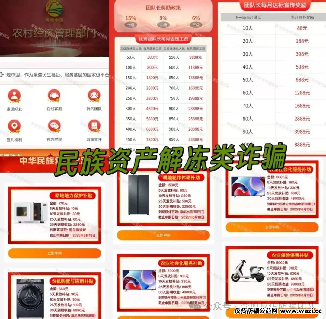 【诈骗】警惕这13个项目，涉嫌虚拟币骗局、套牌骗局、资金盘、民资资产解冻、传销，遇到要远离！