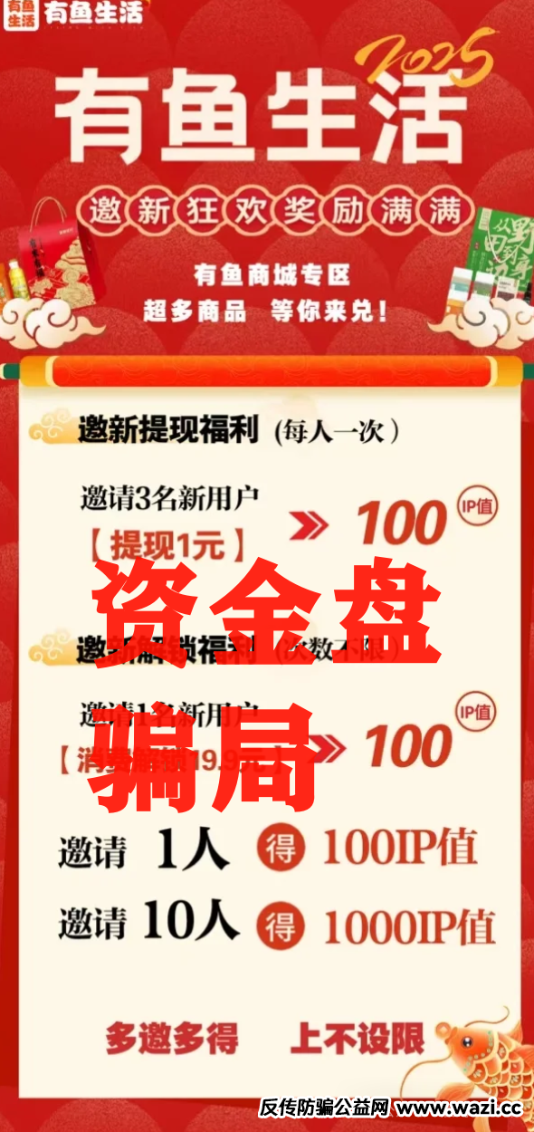 独家起底：有鱼生活“消费全返”背后的资金盘陷阱！