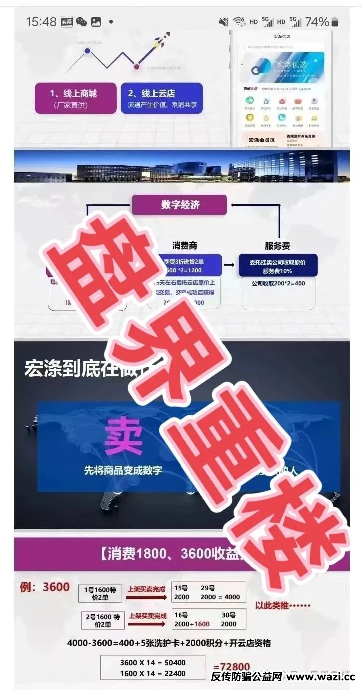 【非法融资】宏涤洗衣打着实体洗衣的幌子拉人头，受害会员三十万人！