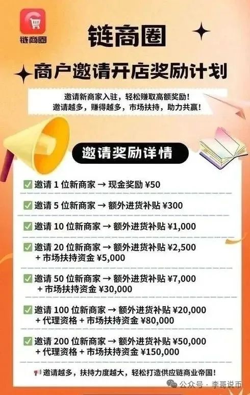 【链商圈】最终，项目方卷款跑路，投资者血本无归。