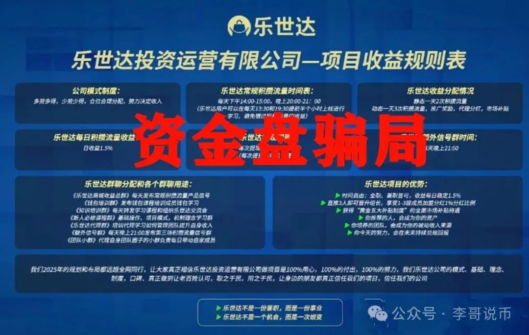 【乐世达商城】看似一个普通的电商平台，实则是一个精心伪装的资金盘！