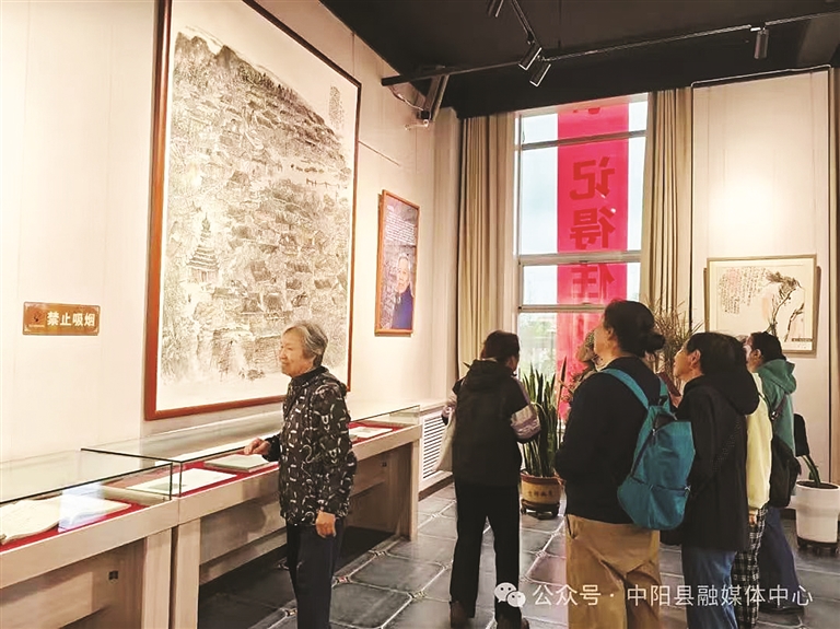 全国书画名家相约中阳办画展