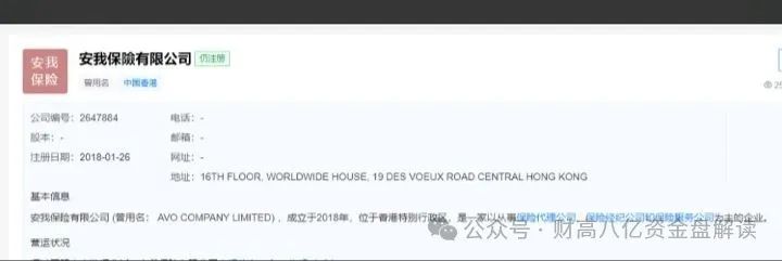 安我股保股票跟单资金盘，套用香港安我保险的名气来忽悠散户的。