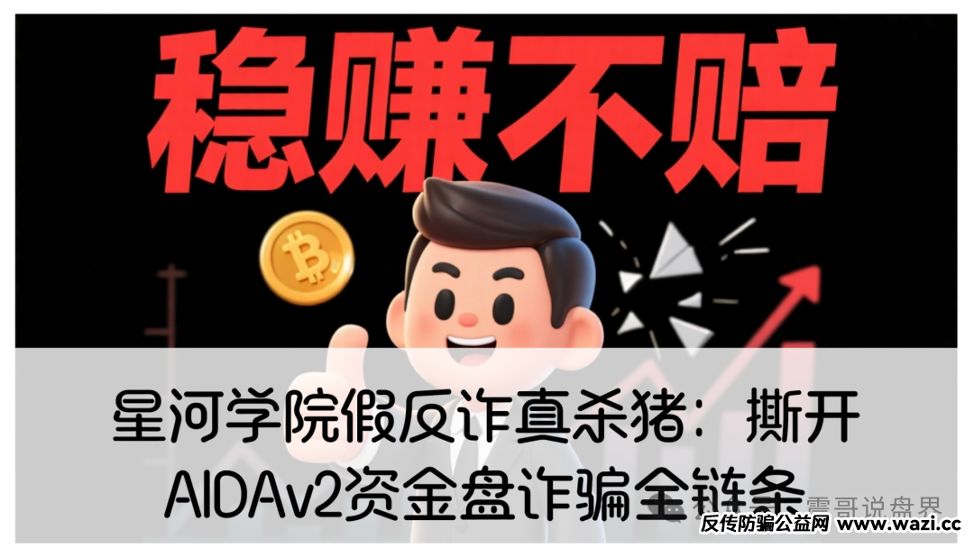 【震哥独家起底】星河学院假反诈真杀猪：万字长文撕开AIDAv2资金盘诈骗全链条