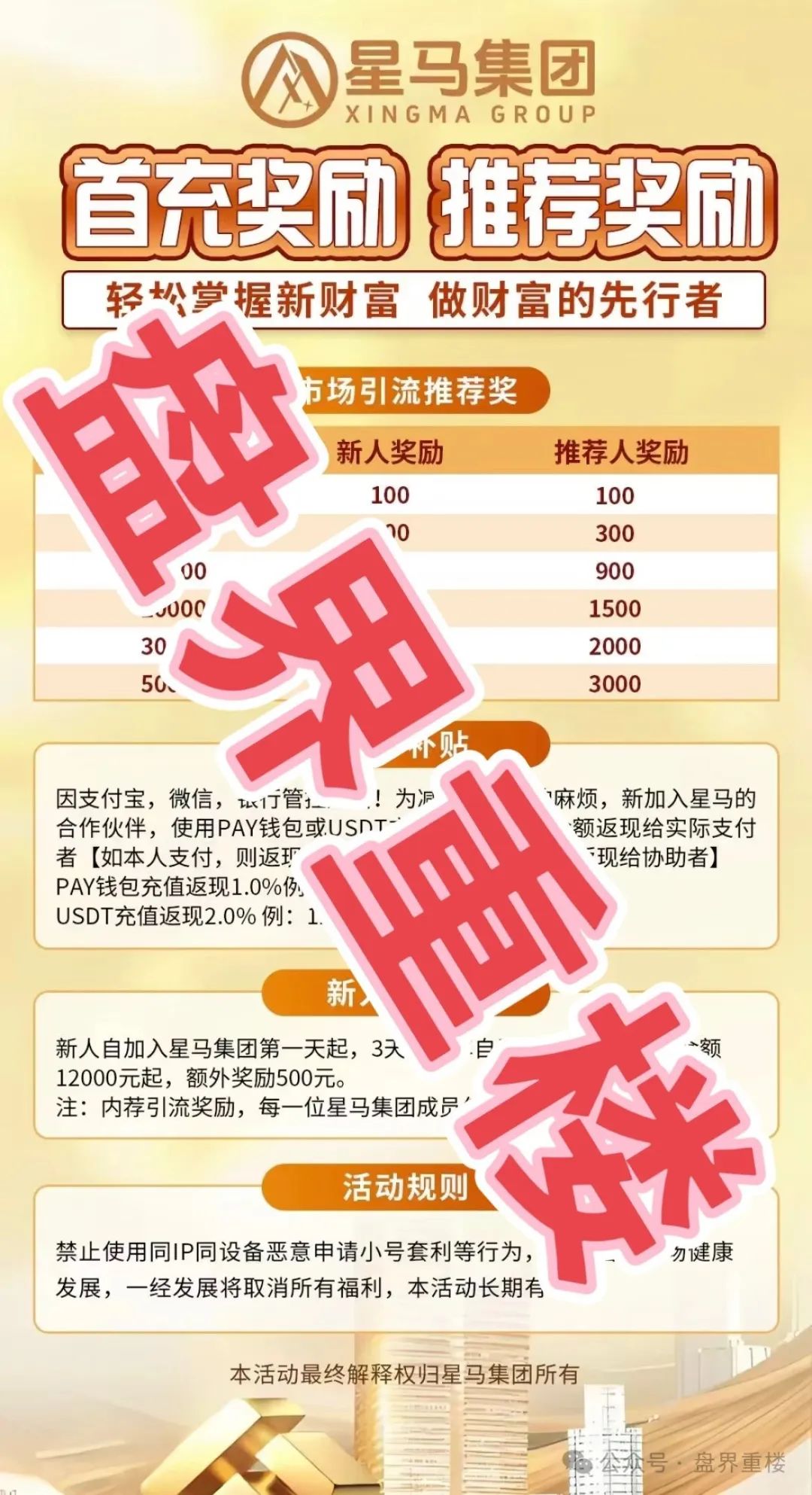 星马集团跟单骗局，原“众益汇”高度预警，典型的一轮圈韭菜盘!