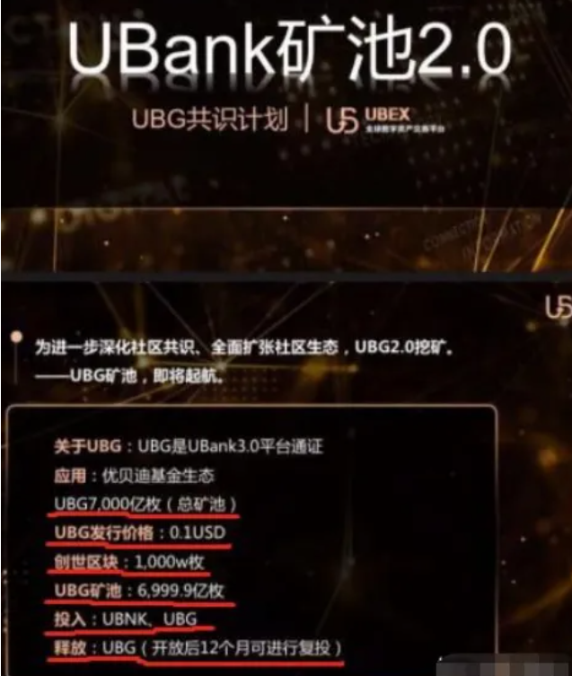 【优贝迪】Ubank即将重启？曾经坑害无数人的资金盘招魂了！