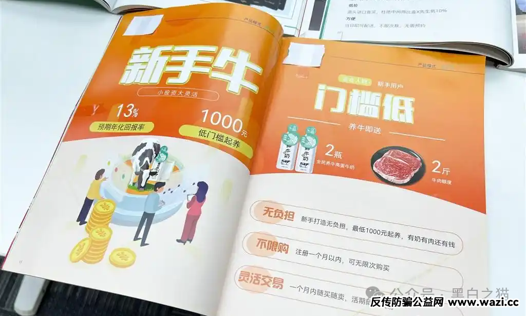 以案说法｜“云养牛”“云养猪”“云养鸡”投资骗局，都是糖衣炮弹“陷阱”，请捂好自己血汗钱......