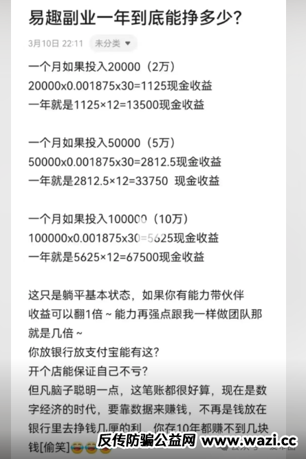 【易趣cbb】资金盘骗局揭秘：单割开始还能存活多久？