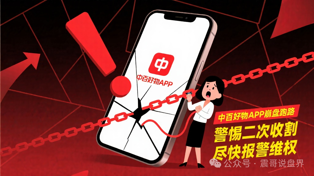 【中百好物】APP已经崩盘跑路，警惕二次收割，尽快报警维权！