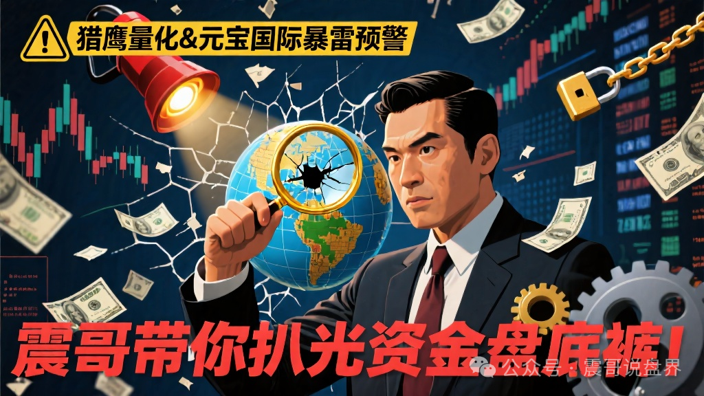 【猎鹰量化，元宝国际】暴雷预警，震哥带你扒光资金盘底裤！