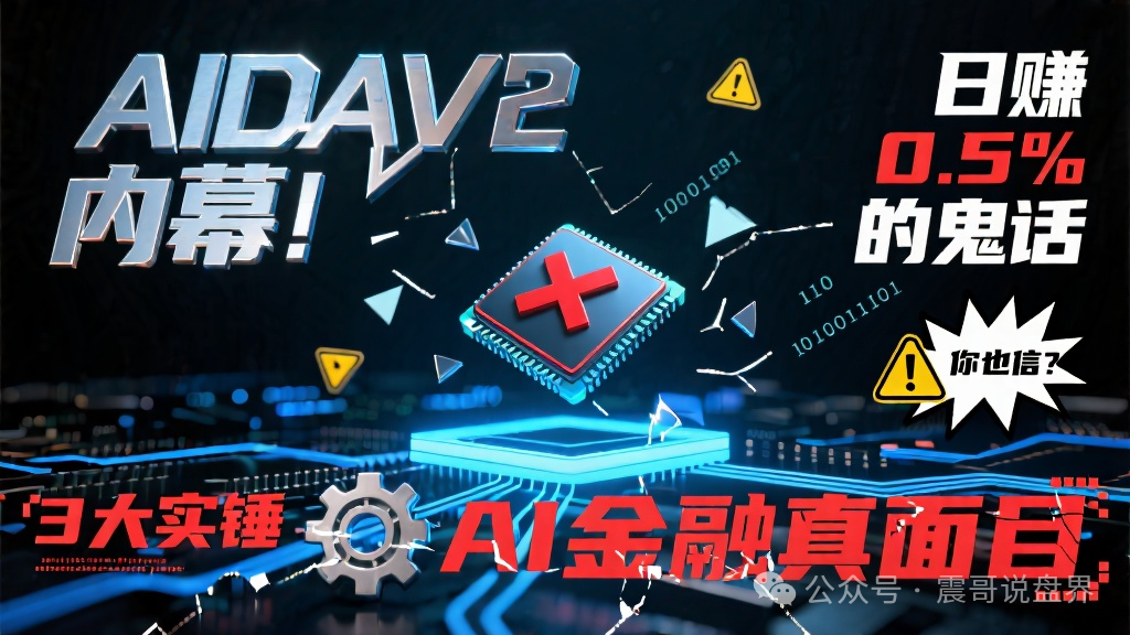 【AIDAv2】内幕！日赚0.5%的鬼话你也信？3大实锤＂AI金融＂真面目！