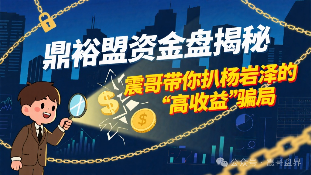 资金盘揭秘【鼎裕盟】这个披着炒股外衣的杀猪盘。