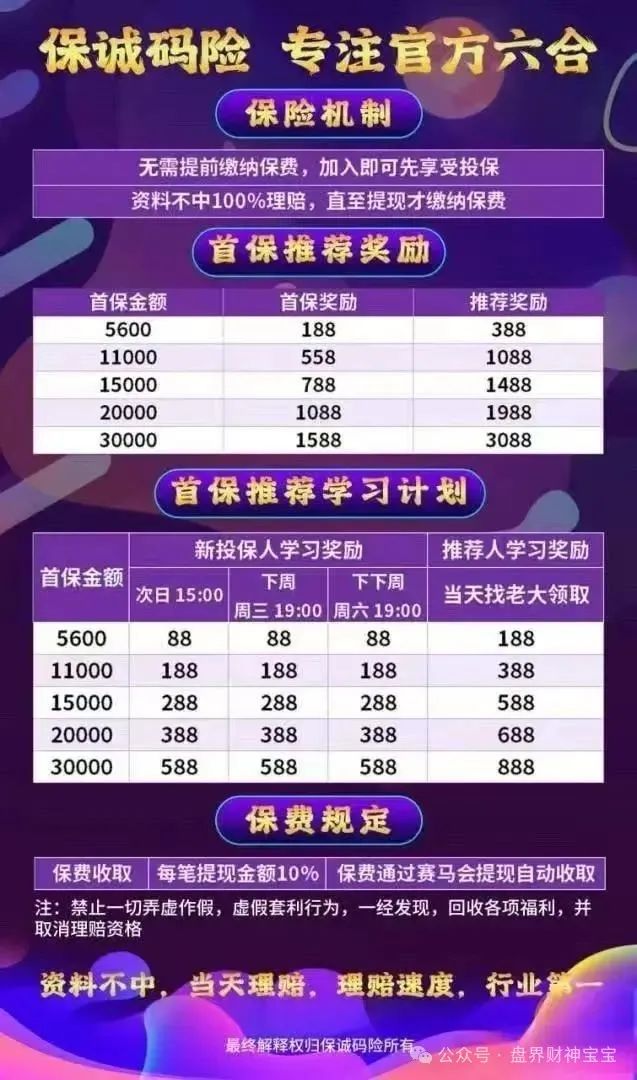 警惕“保诚码险”彩票带单骗局：团队长涉嫌开设赌场罪，建议远离！