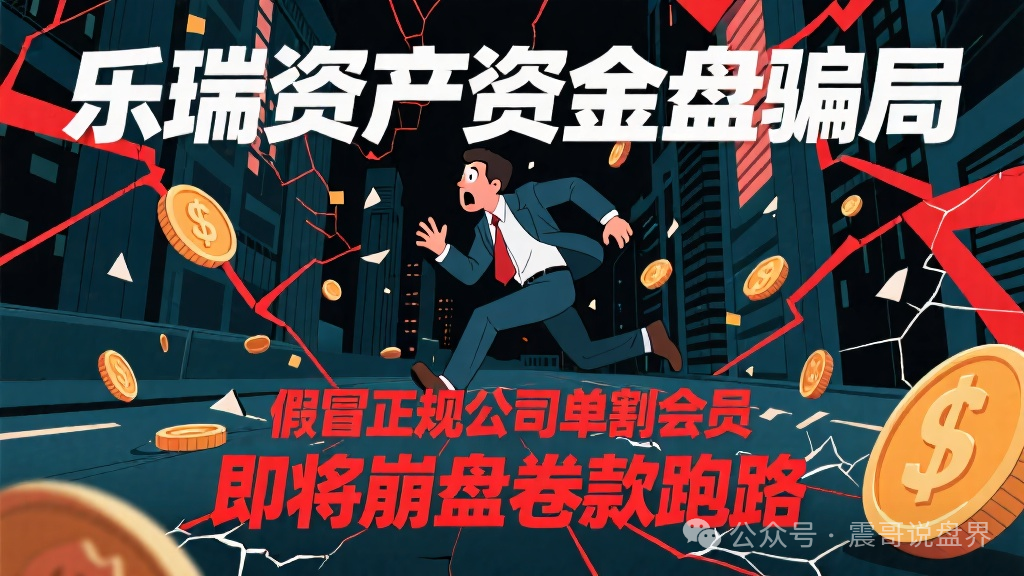 【乐瑞资产】资金盘骗局；开始疯狂单割，眼看就要卷钱跑路！