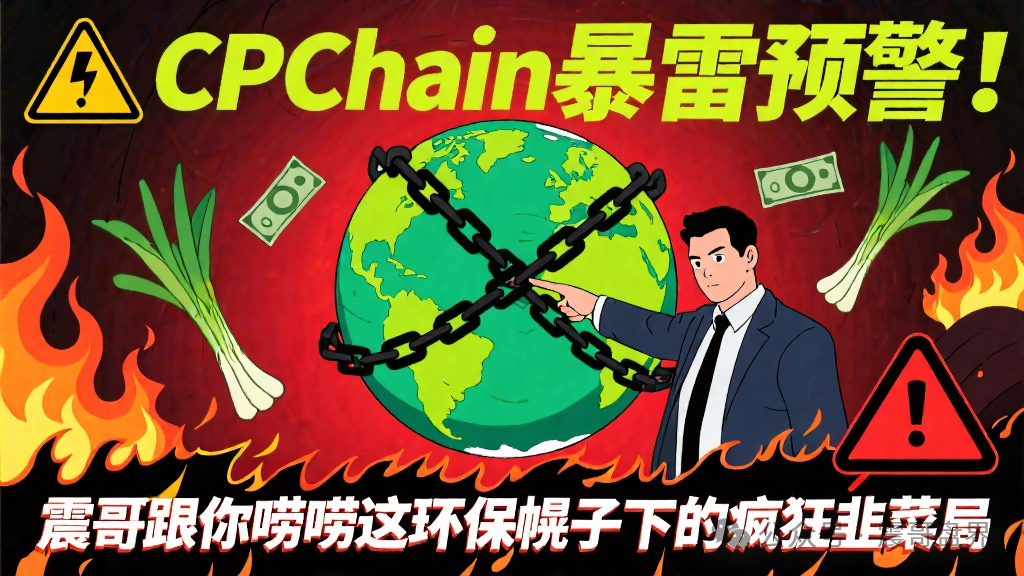 暴雷预警!【CPChain】震哥跟你唠唠这环保幌子下的疯狂韭菜局!