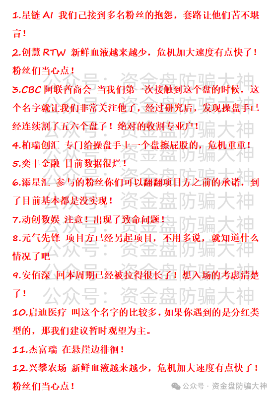 预警！奥园、星链、创慧RTW、CBC阿联酋、柏瑞创汇、奕丰金融、添星汇、动创数娱、元气先锋、安佰深、启迪医疗、