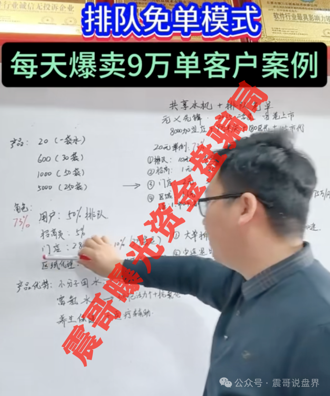 【元气先锋】暴雷预警：震哥扒皮这个＂排队喝水＂的资本游戏！