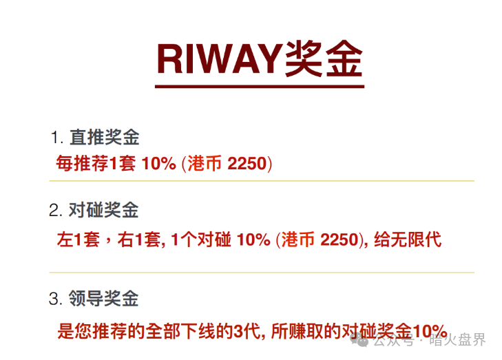 【力汇国际Riway】虚假宣传，双轨制无限代返利涉嫌传销！