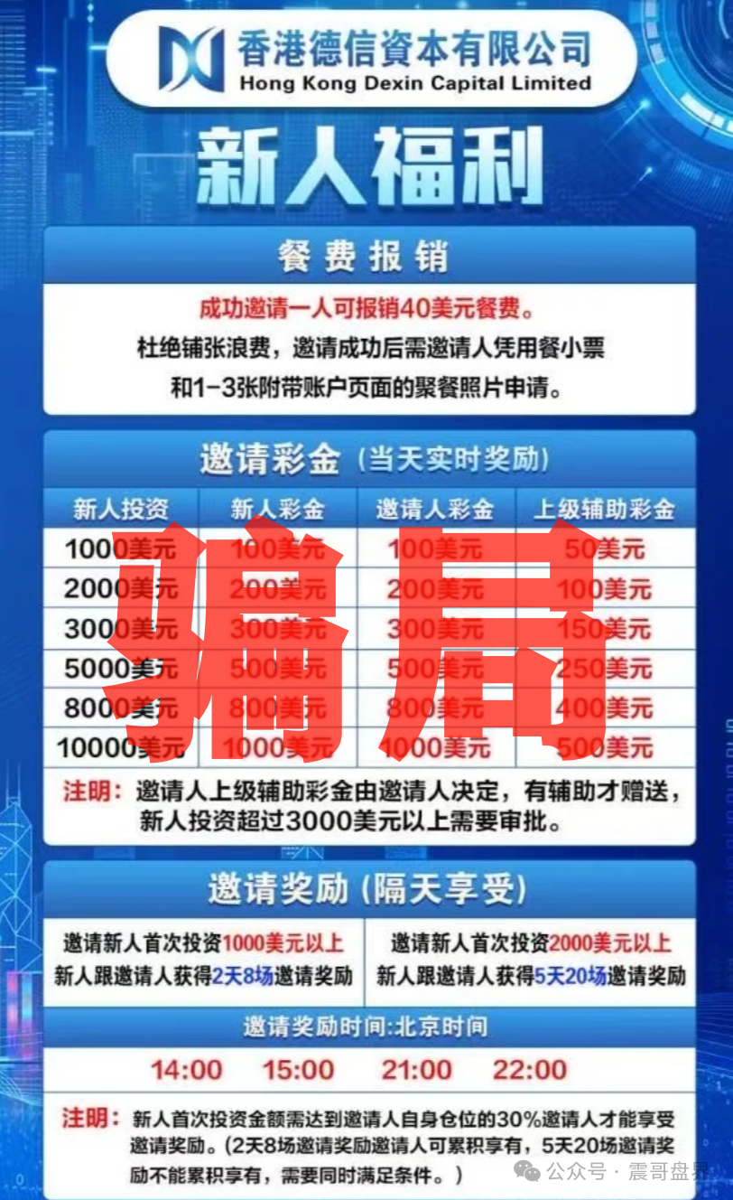 【德信资本】是资金盘诈骗，平移的重启项目，已经单割即将崩盘！
