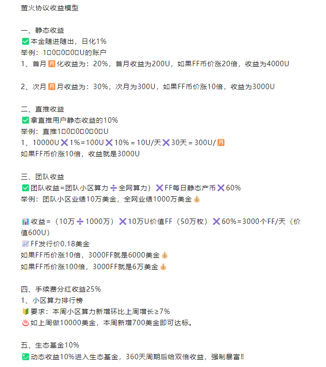 即将崩盘！【FireFly萤火协议】是聚币蝴蝶协议仿盘，密集召开大会是跑路前奏！