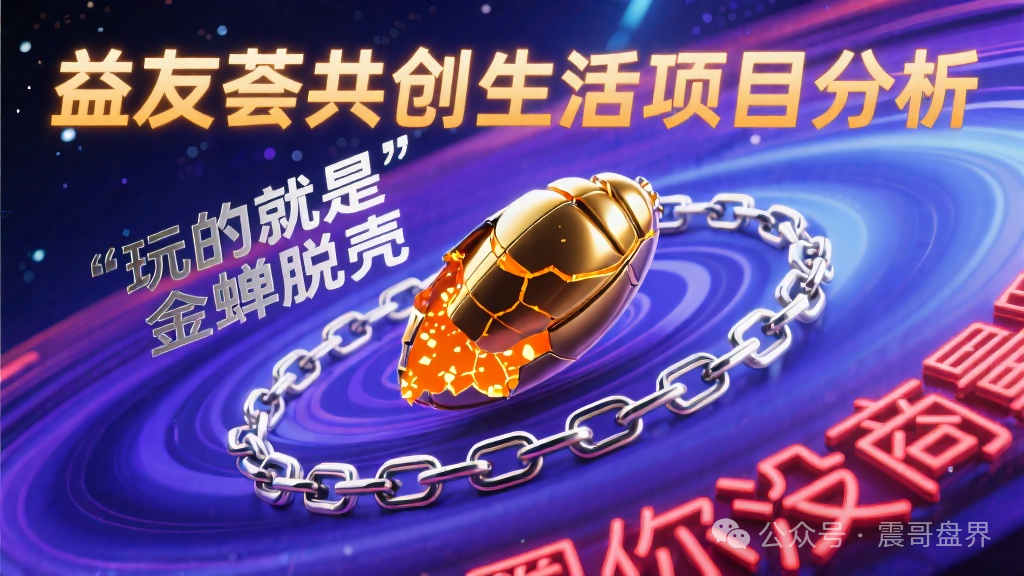 【益友荟】共创生活项目分析，玩的就是金蝉脱壳，圈你没商量！