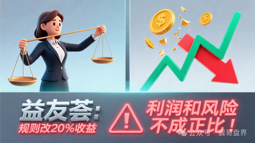 【益友荟】规则改20%收益，利润和风险不成正比！