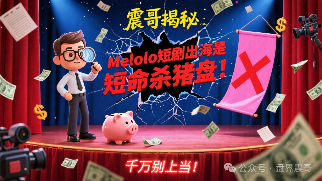 【Melolo短剧出海】是短命杀猪盘！千万别上当！