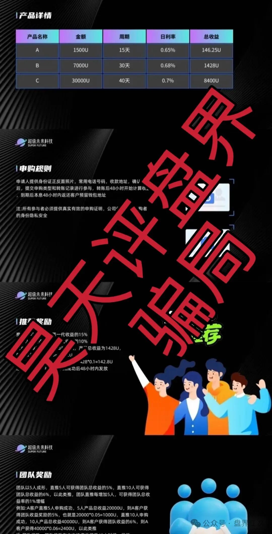 【超级未来Super Future AI算力租赁】又一个分红类资金盘骗局，小心个人信息泄露，高度预警，切勿上当受骗！