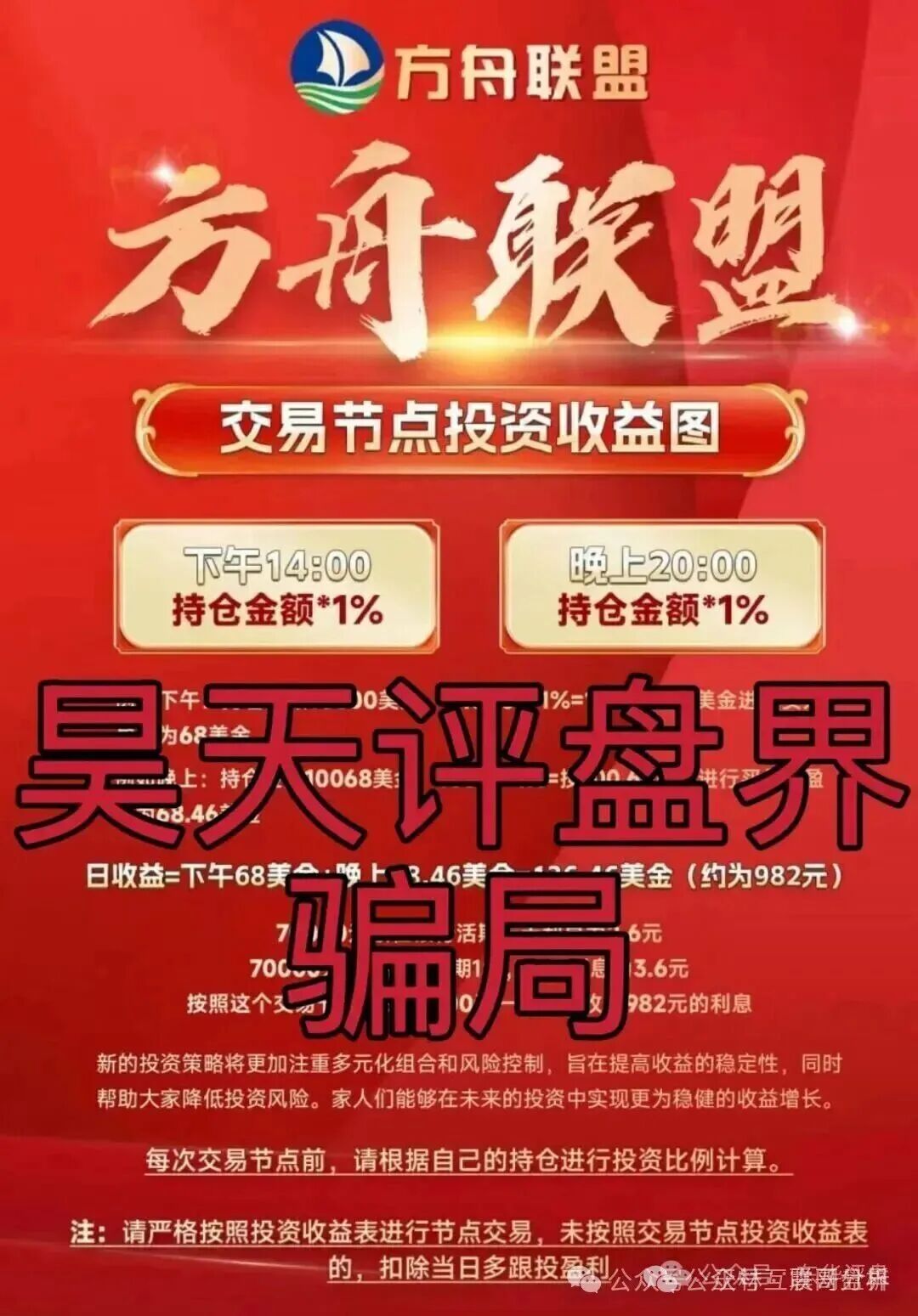 【维盛社区，佰嘉盈融诚投资，方舟联盟】这三个资金盘骗局即将崩盘跑路，高度预警