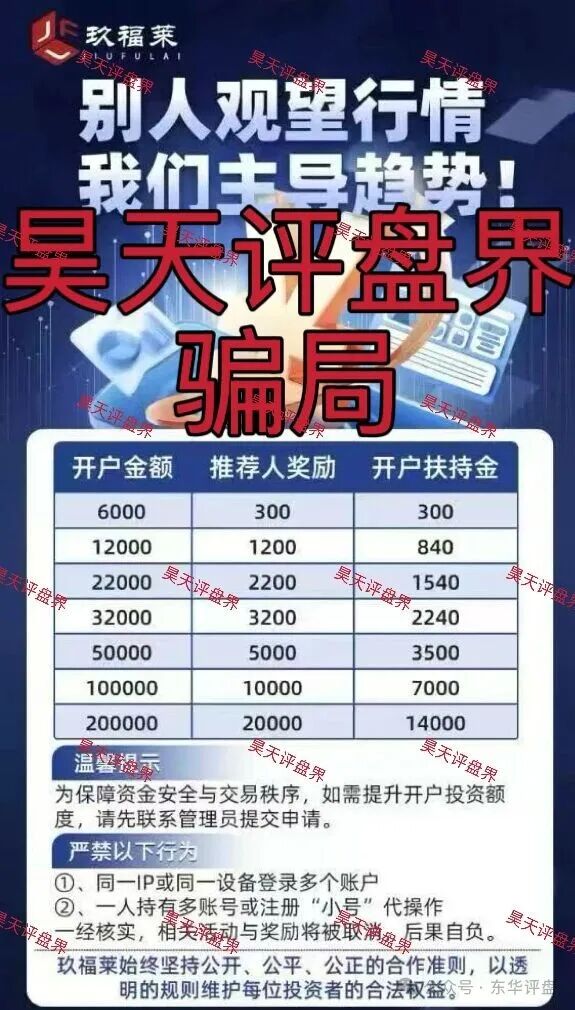 【玖福莱】股票跟单类资金盘骗局，日收益2%，月收益60%，这场资金盘游戏，你现在撤离还来得及！